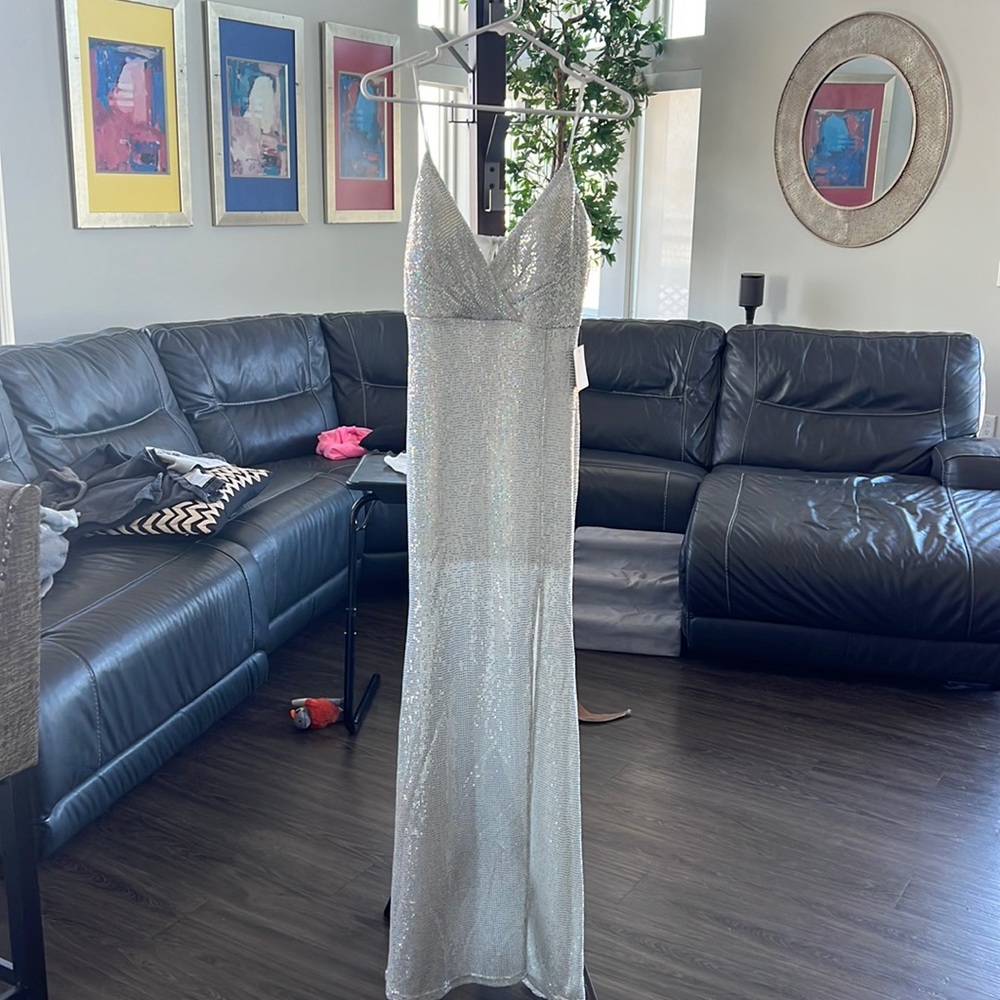 glittery sequin dress